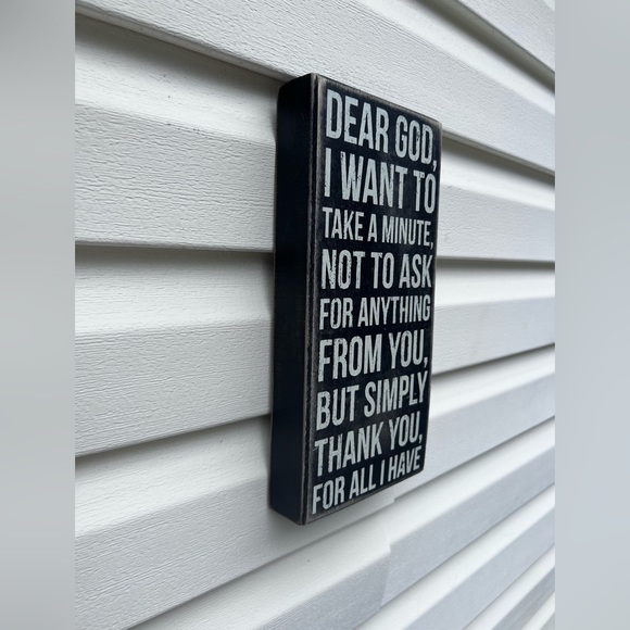 Primitives by Kathy “Dead God..” sentiment wooden decor - Picture 3 of 7